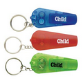 Pocket LED Key-Light & Whistle